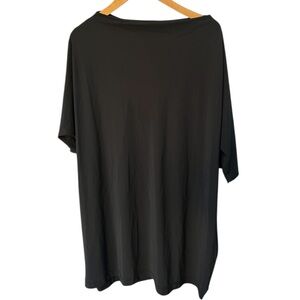 Bryn Walker Black Nylon Mini Dress